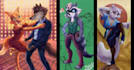 draw your furry character in my cartoon style
