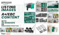 create amazon 3d product visualization and listing images