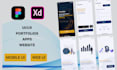 create UI UX designs for your apps websites and portfolios