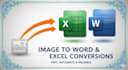 type any PDF image to excel or word