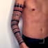 create professional trash polka tattoo design