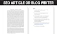 be your professional SEO website content writer