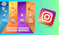 design instagram carousel post, facebook ads, posts