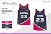 design sublimated basketball jersey and uniform