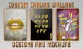 do unique canvas wall art and poster designs