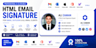 design clickable HTML email signature for gmail outlook