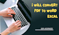 convert pdf to excel