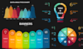 design pie charts, flowchart, diagrams, infographics, graphs in ppt presentation