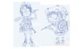 draw lovely  cartoon character