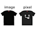convert your image to pixels and custom design