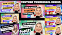 design amazing podcast cover youtube thumbnail product showcase