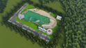 2d and 3d master plan render, site plan, landscape animation