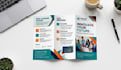 create custom bifold, trifold brochures, flyers, and pamphlets in 24 hours