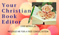 proofread and edit christian books inspirationally