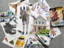 paint with watercolor for illustration and clipart