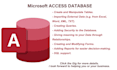 do all kinds of microsoft access database projects