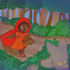 illustrate a childrens book handmade page in warm storybook style