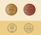 create a gold, silver, bronze or coin logo for your  brand