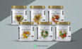 design packaging, jar, spice, pouch bag label