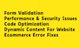 help with javascript jquery bugs and website fixes