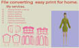 make digital sewing pattern