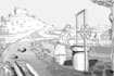 draw an architectural sketch