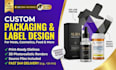 make custom packaging box design and label design