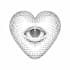 create simple line art in engraving style for badge, tattoo