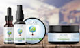 do cbd label design, cbd product and packaging design, cosmetics serum label
