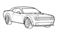 create car silhouette for custom metal art