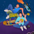 do cartoon funny podcast cover