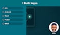 build ios and android app using react, flutter, or maui