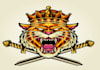 design outstanding tiger logo with express delivery