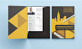 design 2 premium presentation folders within 24hr