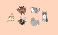 draw cute animal illustrations