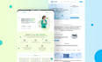 do professional UI UX landing page and web template design