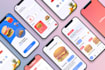 design stunning mobile app UI UX design using figma, xd
