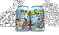 design creative beer label, energy drink, juice and colas