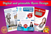 design printable and digital flyer, brochure and posters