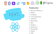 convert figma to react js or next js, frontend developer