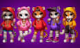 create cute kawaii clip art of kids, animals, and stickers
