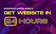 create wordpress gaming website