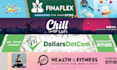 design an youtube banner and logo
