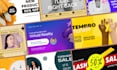 design flyer, poster, banner, business card, social media post, ebook in canva