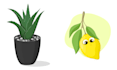 design creative, simple and unique icon set
