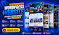 clone, redesign, clean and responsive wordpress website design by elementor pro
