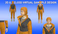 make 2d and clo 3d virtual fashion design tech pack drawing,