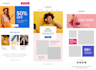 design HTML email template and email newsletter