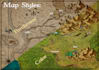 create a high quality fantasy map based on your ideas