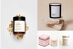 do candle packaging label design, label design